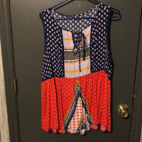 Multi colored tank top - Picture 1 of 2